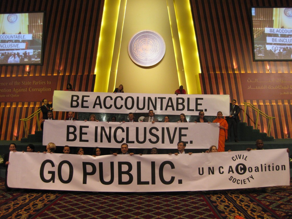 Be accountable. Be inclusive. Go public.