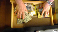 Cash in drawer