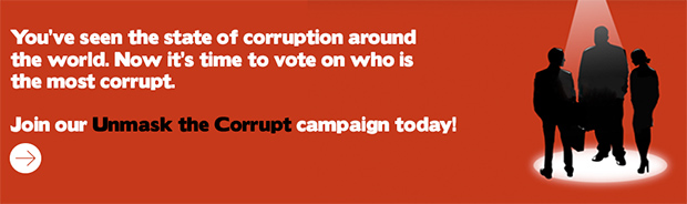 unmask the corrupt campaign transparency itnernational