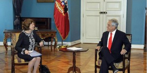 TI Chair Huguette Labelle with Chilean President Sebastian Piñera