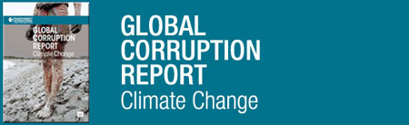 Global Corruption Report: Climate Change banner